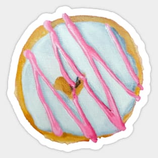 Stripped Donut Sticker